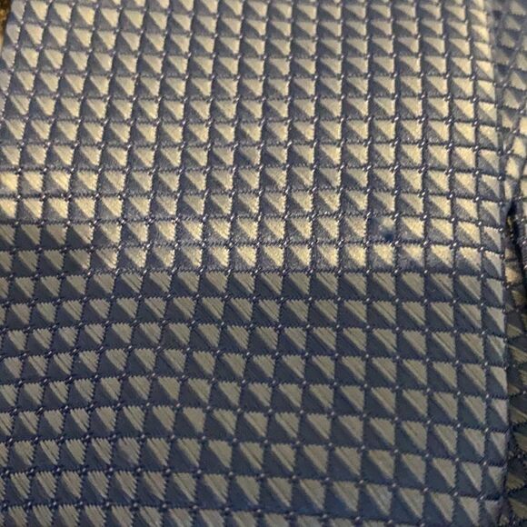 Alfani Men’s Slim Tie Butler Mini Style Light Blue - Picture 5 of 5